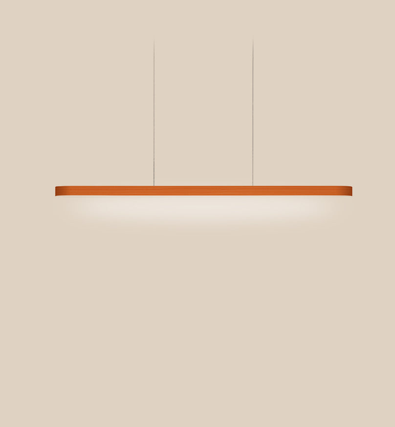 LZF I-Line Pendelleuchte – Furnier Orange