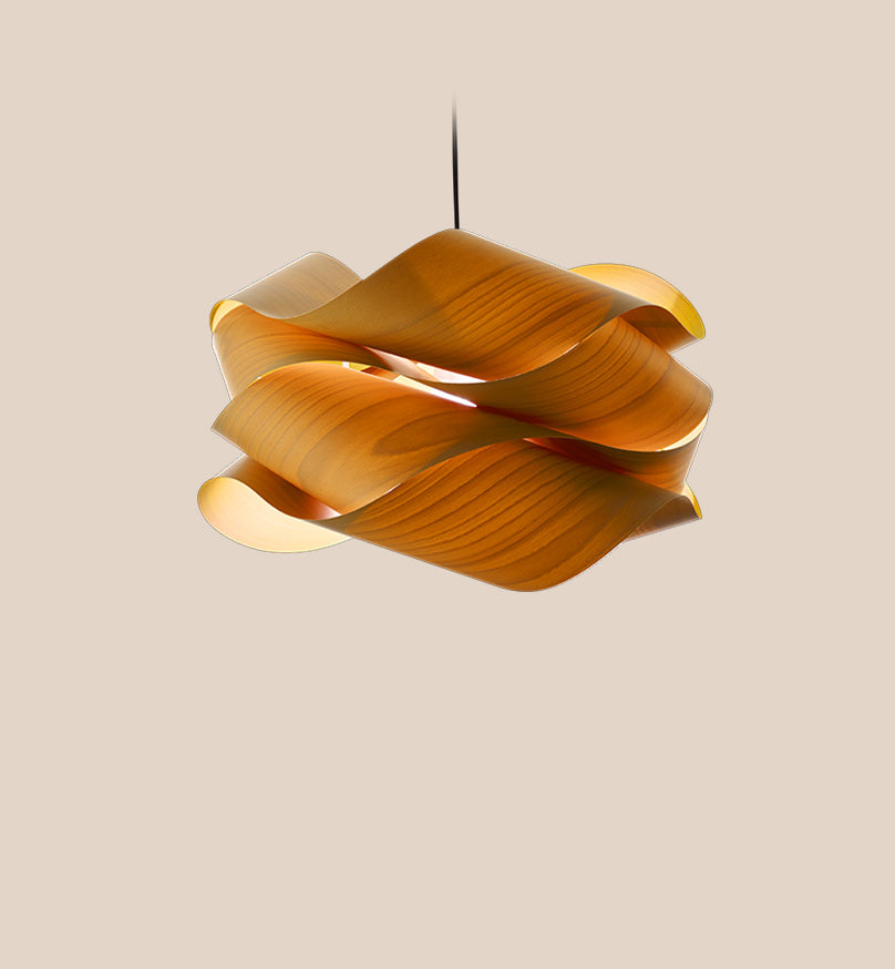 LZF Link Pendelleuchte – Furnier Buche natur