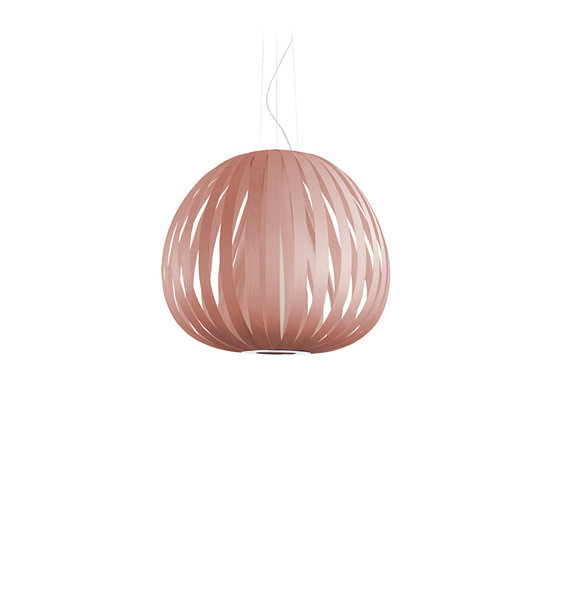 LZF Poppy Pendelleuchte – Furnier Zartrosa