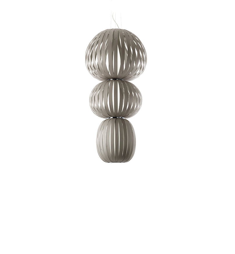 LZF Totem Pendelleuchte – Furnier Grau
