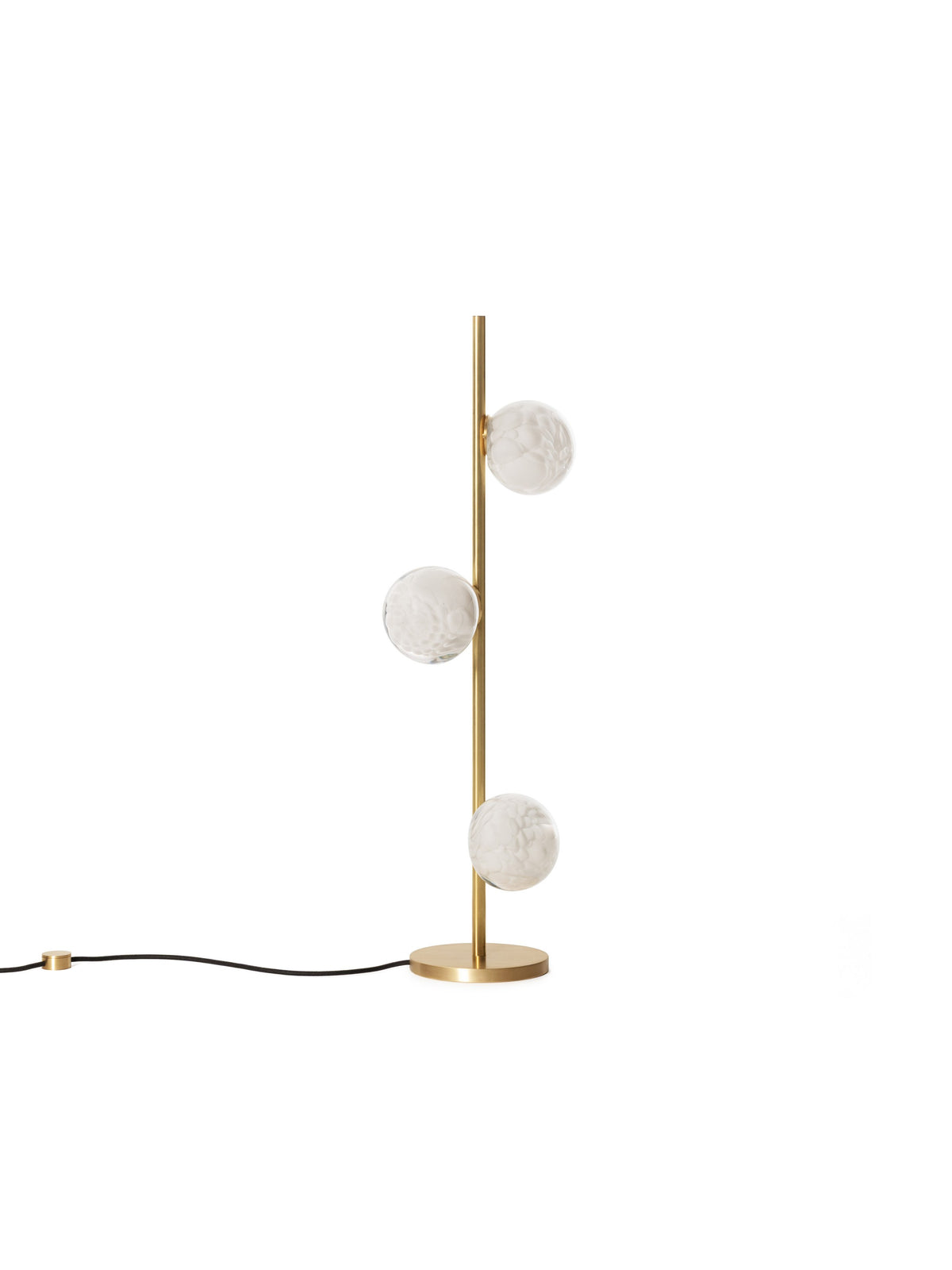 Bocci 118 Stem Stehleuchte – 118.3 – Stehleuchte, 3 Pendel, 0,9 m hoch mit Ø200 mm rund Fuß, 2700 K