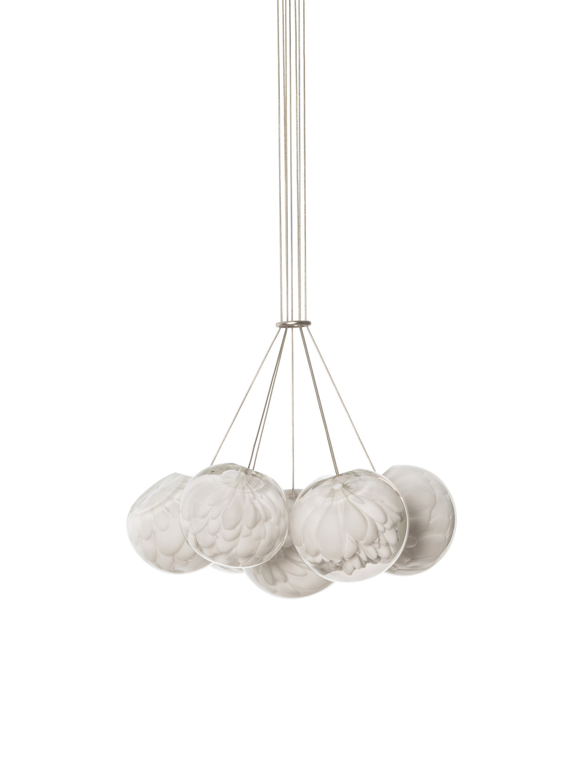 Bocci 118 Cluster Pendelleuchte – 118.7 – 7 Pendel, Ø203 mm Baldachin rund, 2700 K