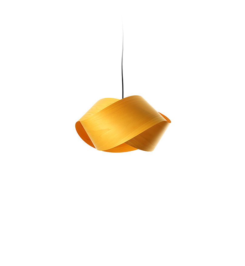 LZF Nut Pendelleuchte – Furnier Gelb