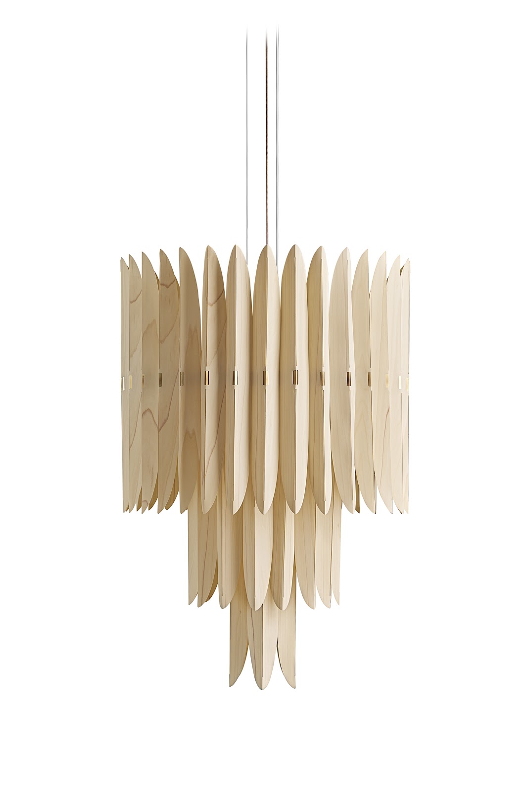 LZF Voliere Pendelleuchte – Furnier Gold