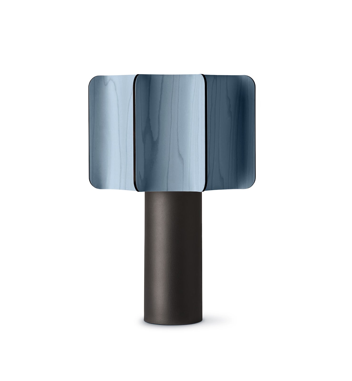 LZF Kactos Tischleuchte – Furnier Blau, Schwarz