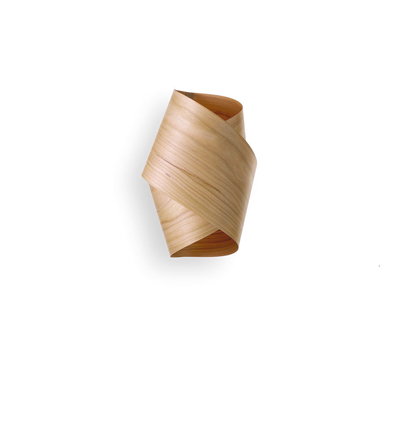 LZF Orbit Wandleuchte – Furnier Kirsche natur