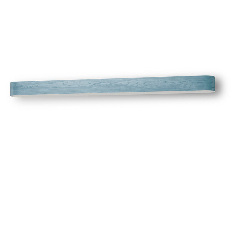 LZF I-Club Slim Wandleuchte – Furnier Meeresblau