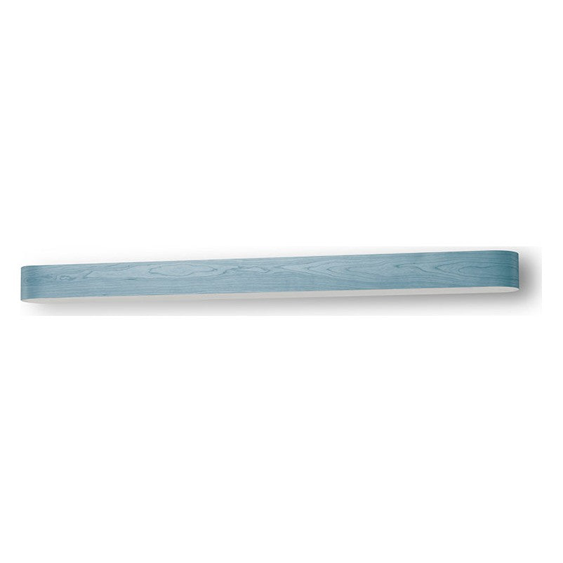 LZF I-Club Slim Wandleuchte – Furnier Meeresblau
