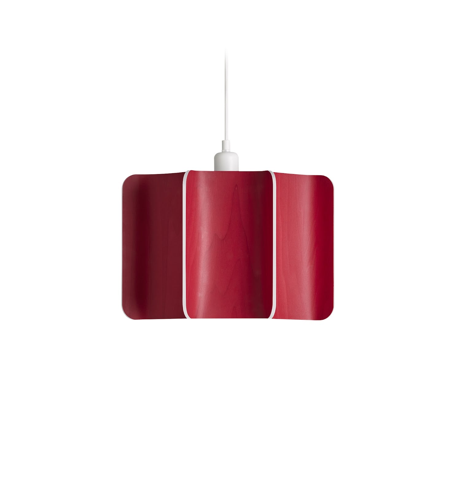 LZF Kactos Pendelleuchte – Furnier Rot