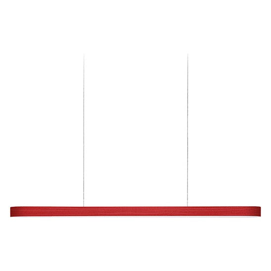 LZF I-Line Pendelleuchte – Furnier Rot