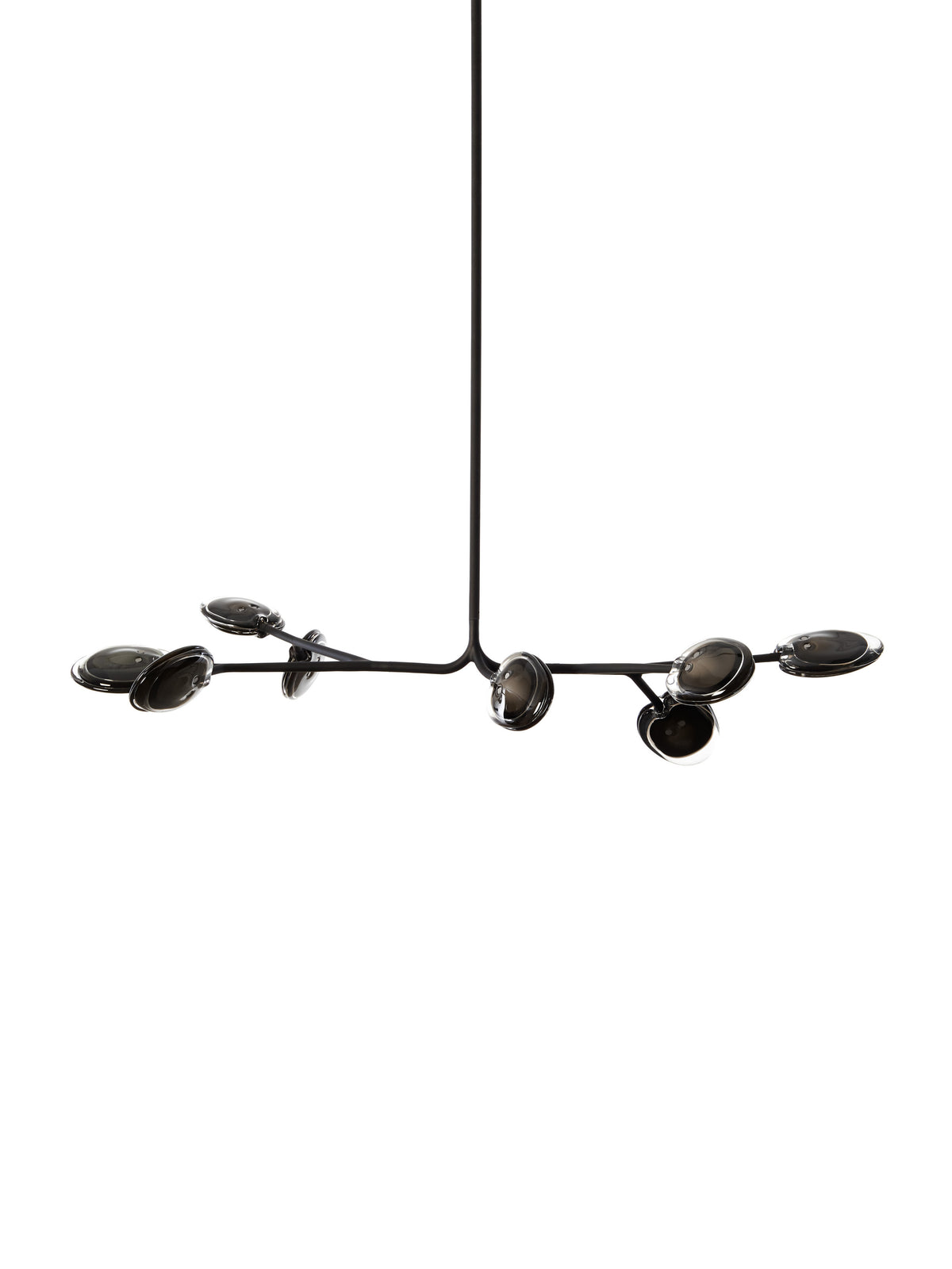 Bocci 16 Armature Pendelleuchte – 16.8a.1 – 8 Pendel, 780 mm hoch, mit 500 mm Verlängerung, grau 1, 2700 K
