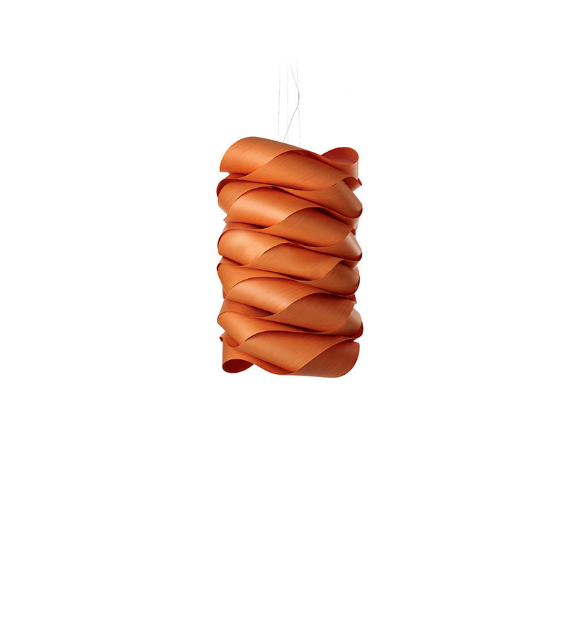 LZF Link Chain Pendelleuchte – Furnier Orange