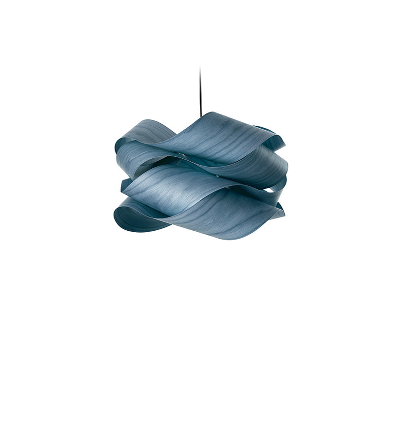 LZF Link Pendelleuchte – Furnier Blau