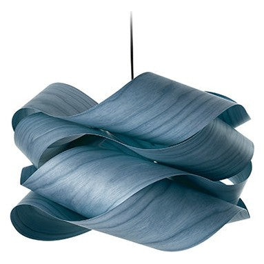 LZF Link Pendelleuchte – Furnier Blau