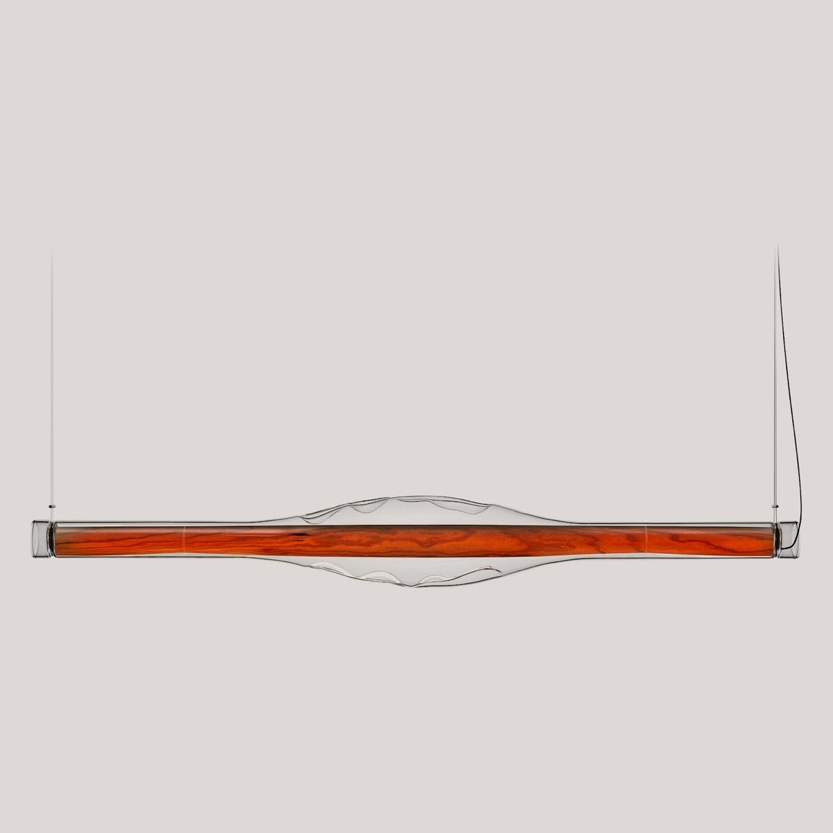 LZF Dune Horizontal Pendelleuchte – Furnier Kirsche natur