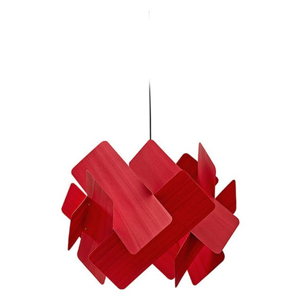 LZF Escape Pendelleuchte – Furnier Rot