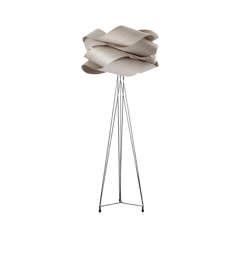LZF Link Stehleuchte – Furnier Grau