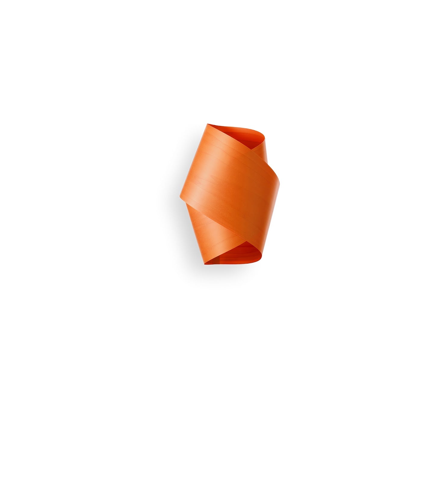 LZF Orbit Wandleuchte – Furnier Orange