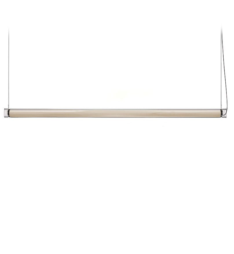 LZF Estela Horizontal Pendelleuchte – Furnier Elfenbeinweiß