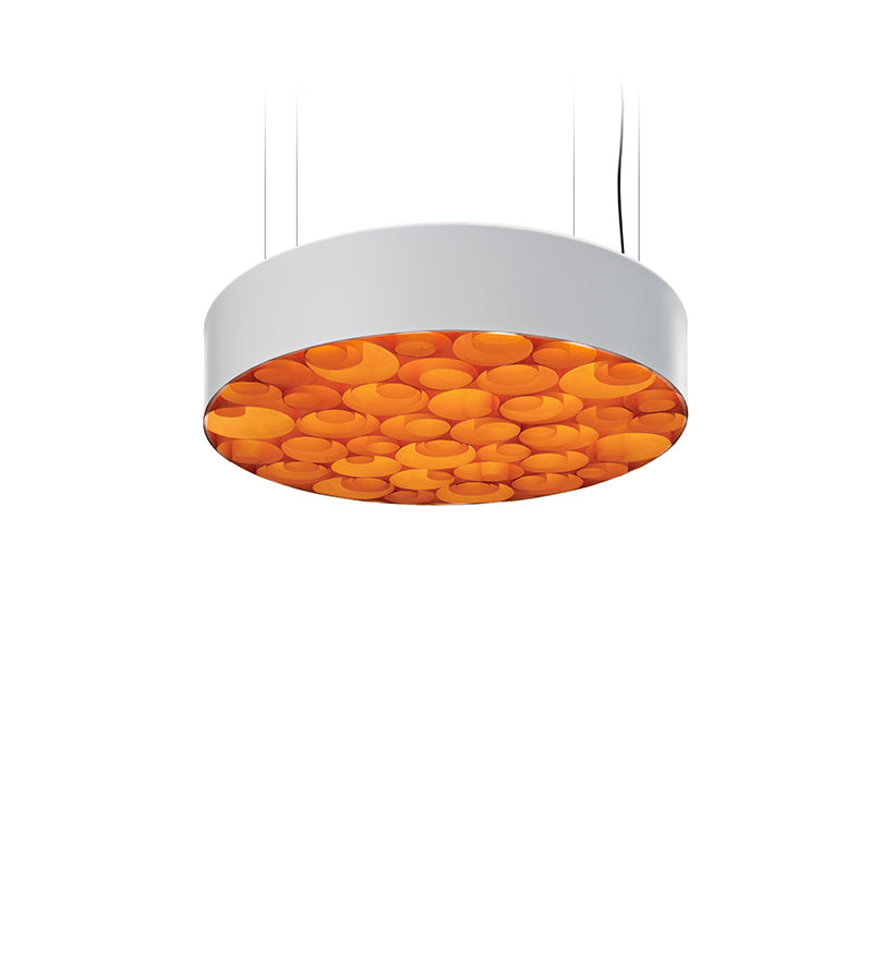 LZF Spiro Pendelleuchte – Furnier Orange