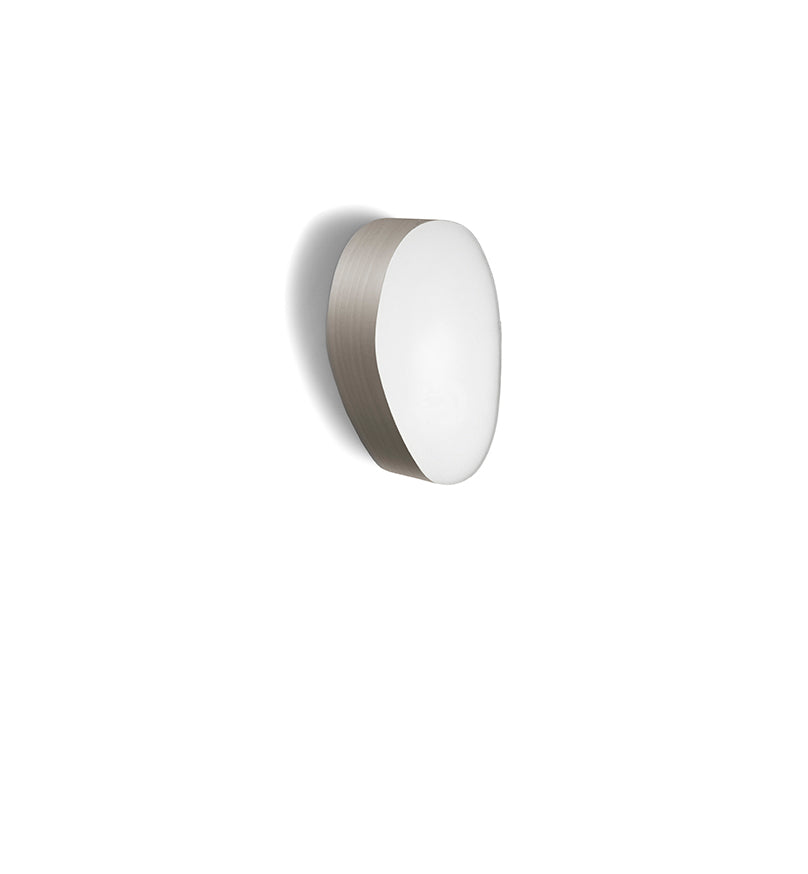 LZF Guijarro Wand- und Deckenleuchte – Furnier Grau
