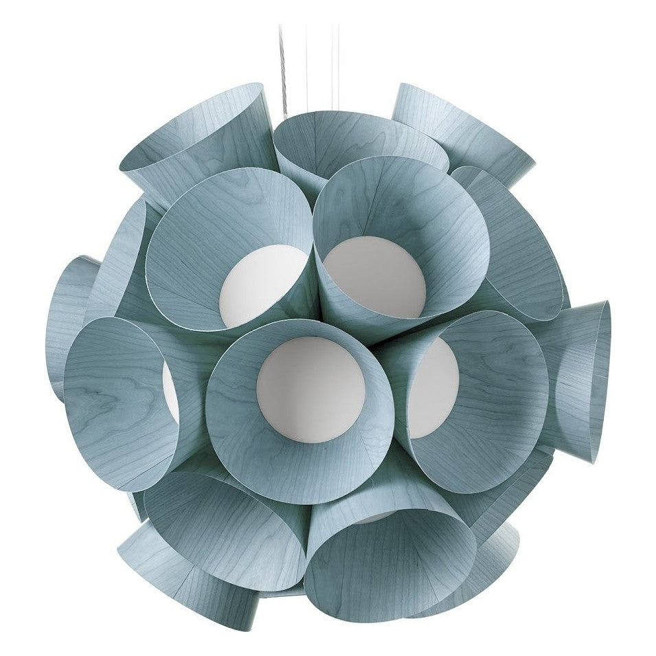 LZF Dandelion Pendelleuchte – Furnier Meeresblau