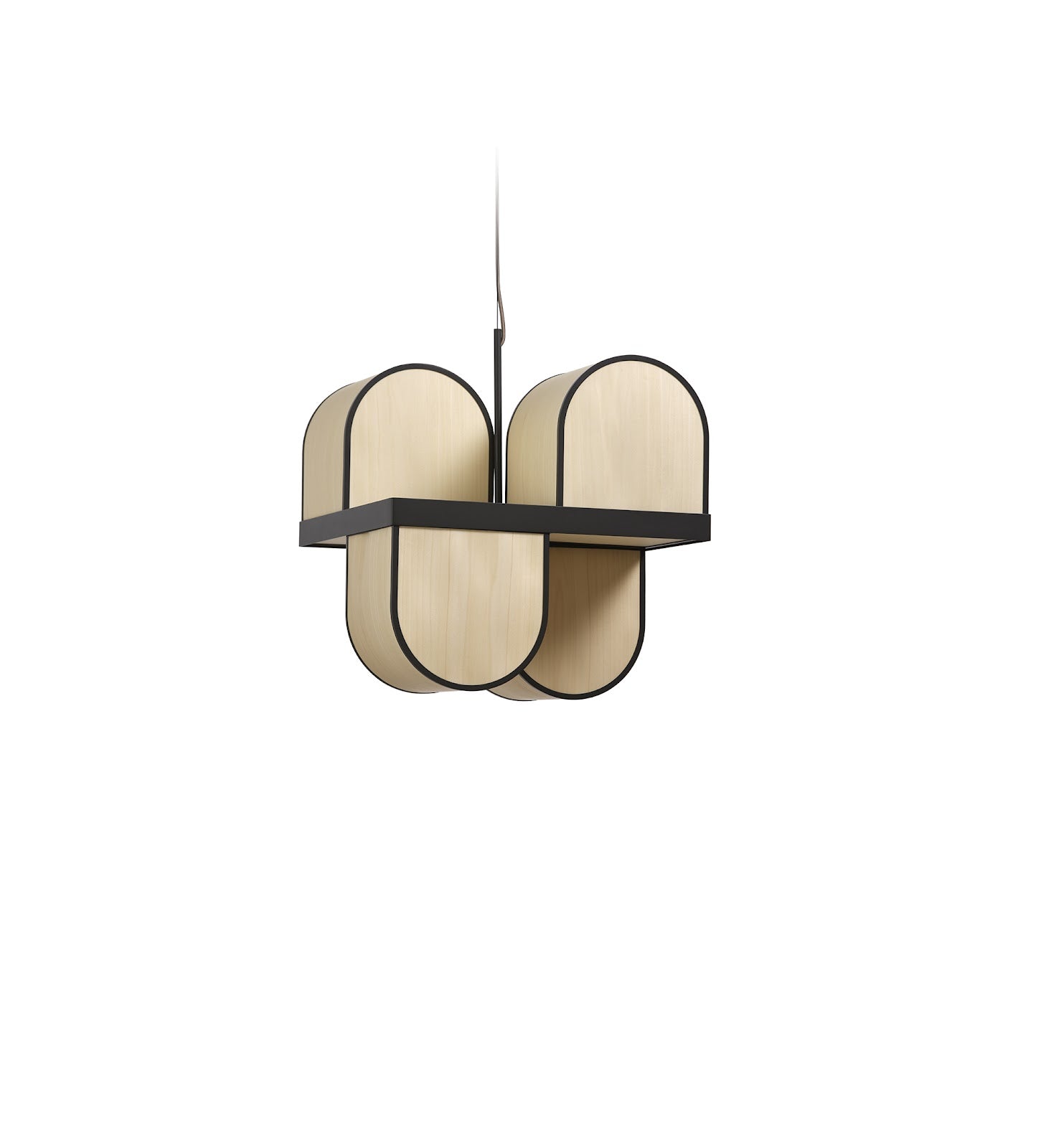LZF Osca Small Pendelleuchte – Furnier Naturweiß