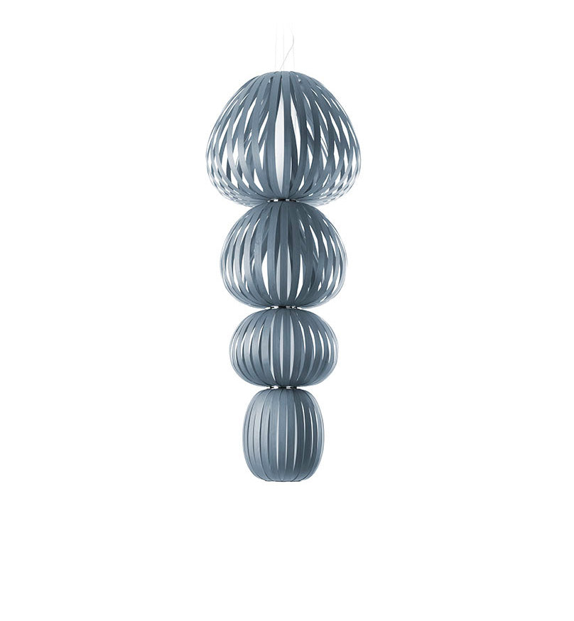 LZF Totem Pendelleuchte – Furnier Blau