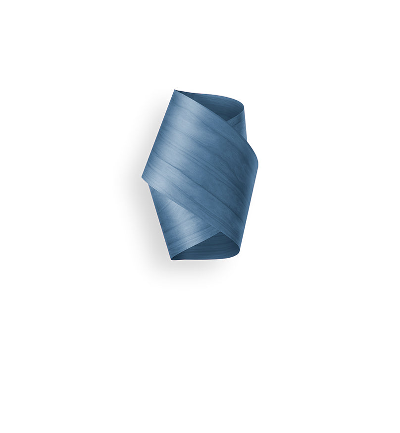 LZF Orbit Wandleuchte – Furnier Blau