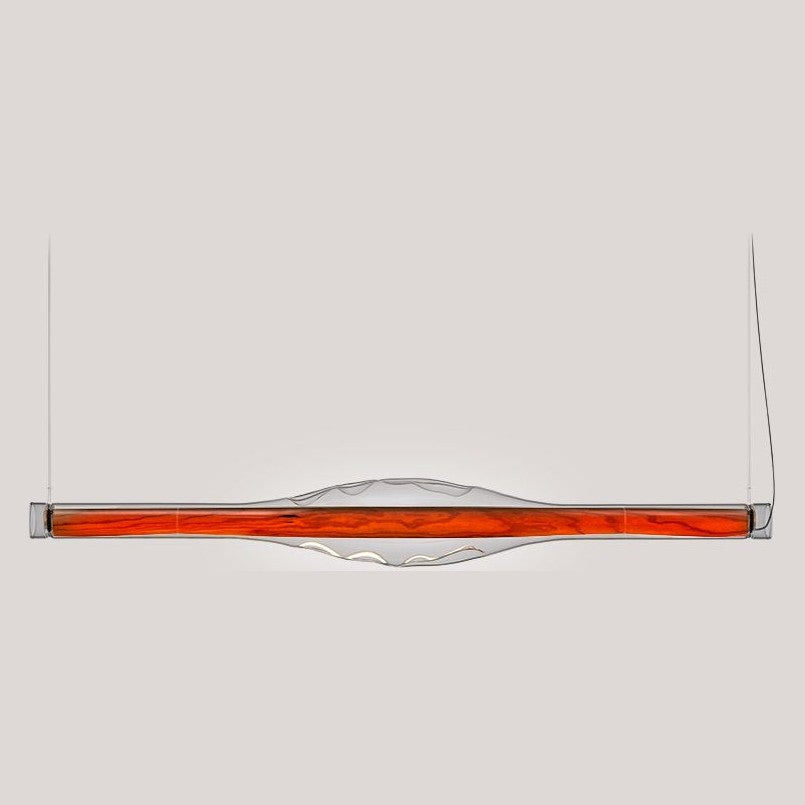 LZF Dune Horizontal Pendelleuchte – Furnier Kirsche natur