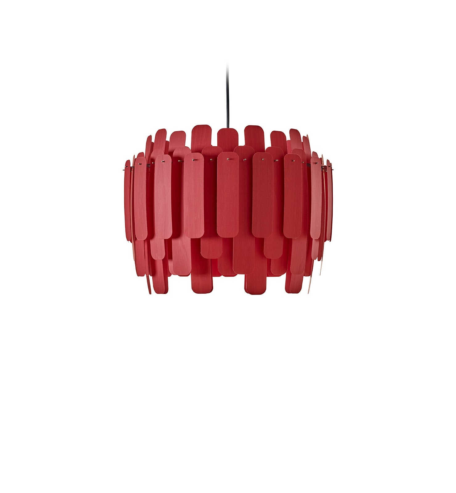 LZF Maruja Pendelleuchte – Furnier Rot