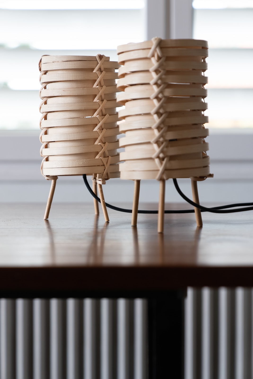 JUNCO Tischleuchte mini — Rattan, E14 – Produktansicht 12