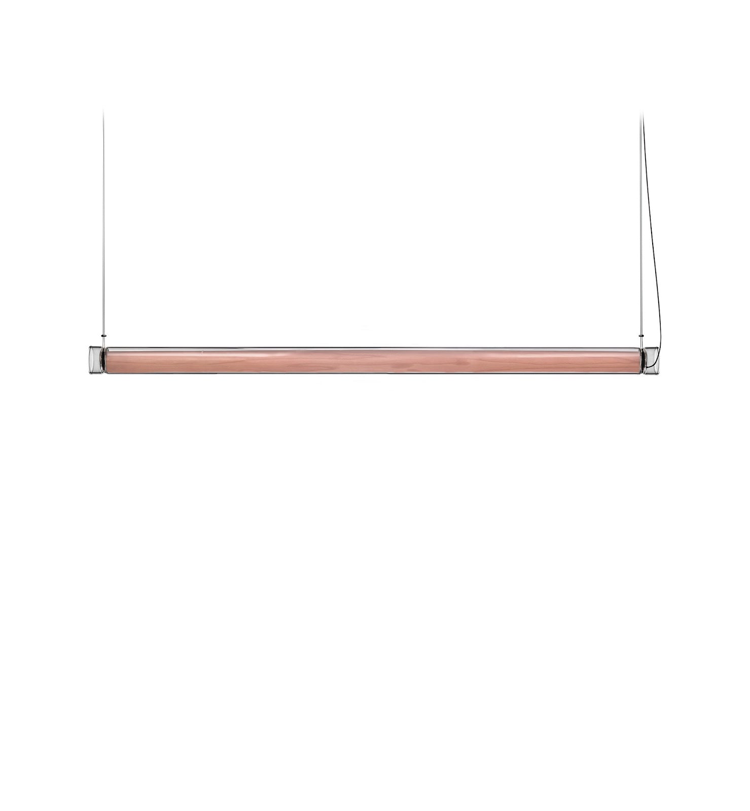 LZF Estela Horizontal Pendelleuchte – Furnier Zartrosa