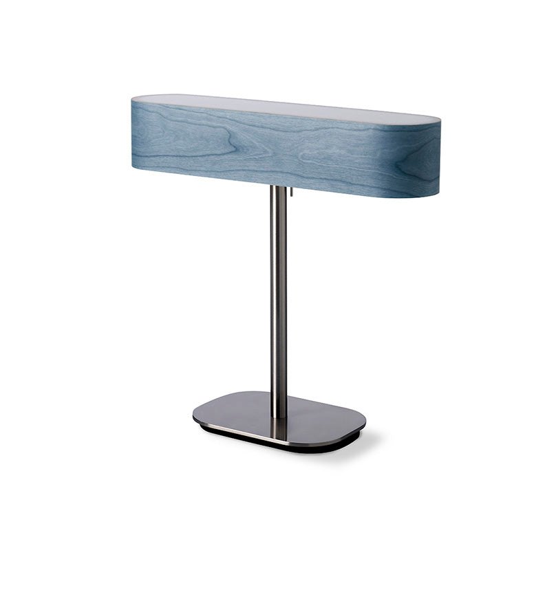 LZF I-Club Tischleuchte – Furnier Blau