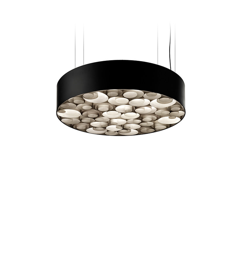 LZF Spiro Pendelleuchte – Furnier Grau, Schwarz