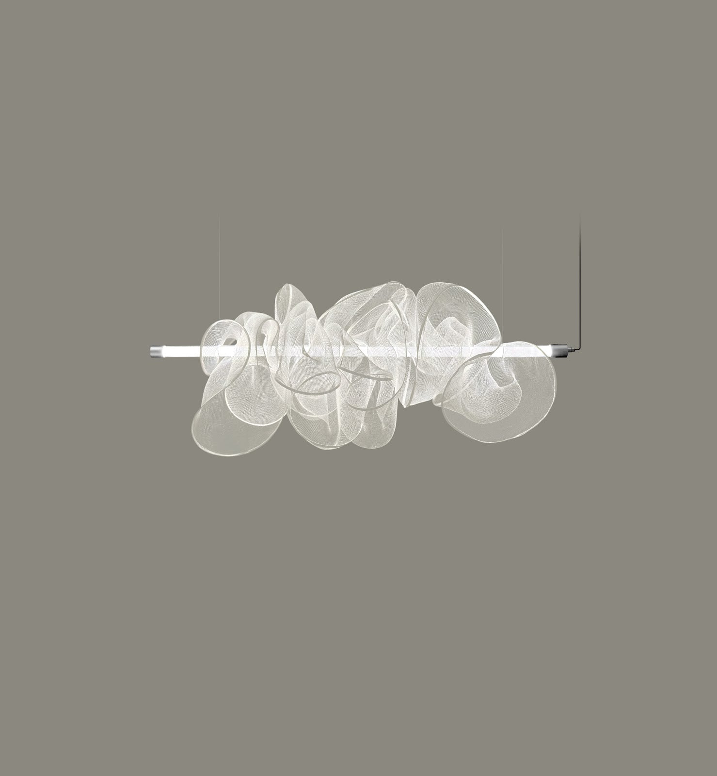 LZF The Cloud Pendelleuchte – Furnier Elfenbeinweiß