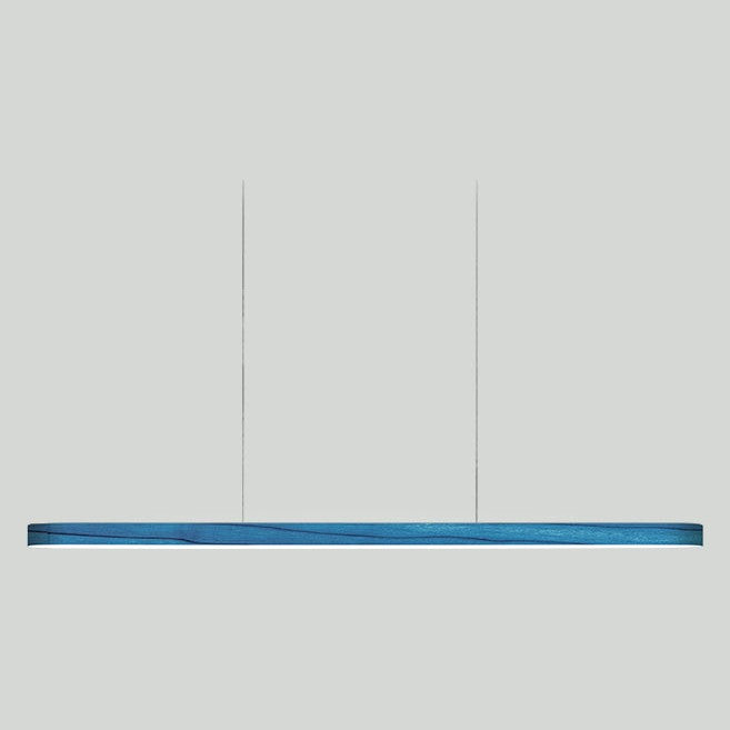 LZF I-Line Pendelleuchte – Furnier Blau