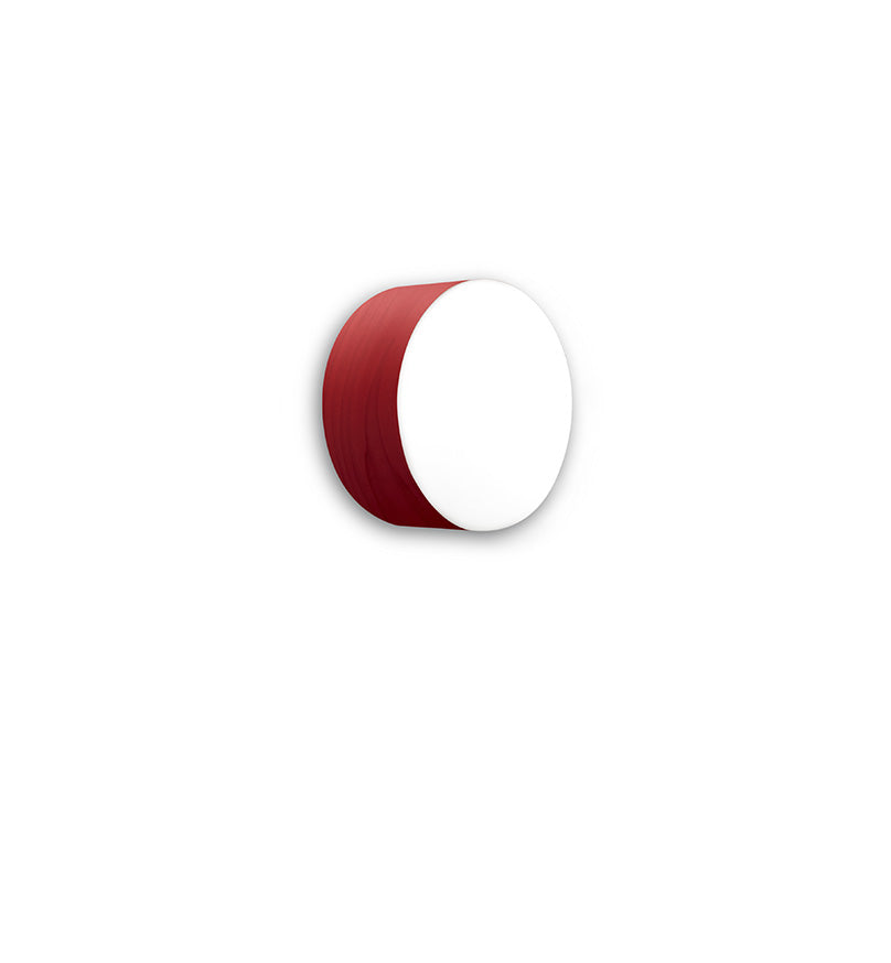 LZF Gea Wand- und Deckenleuchte – Furnier Rot
