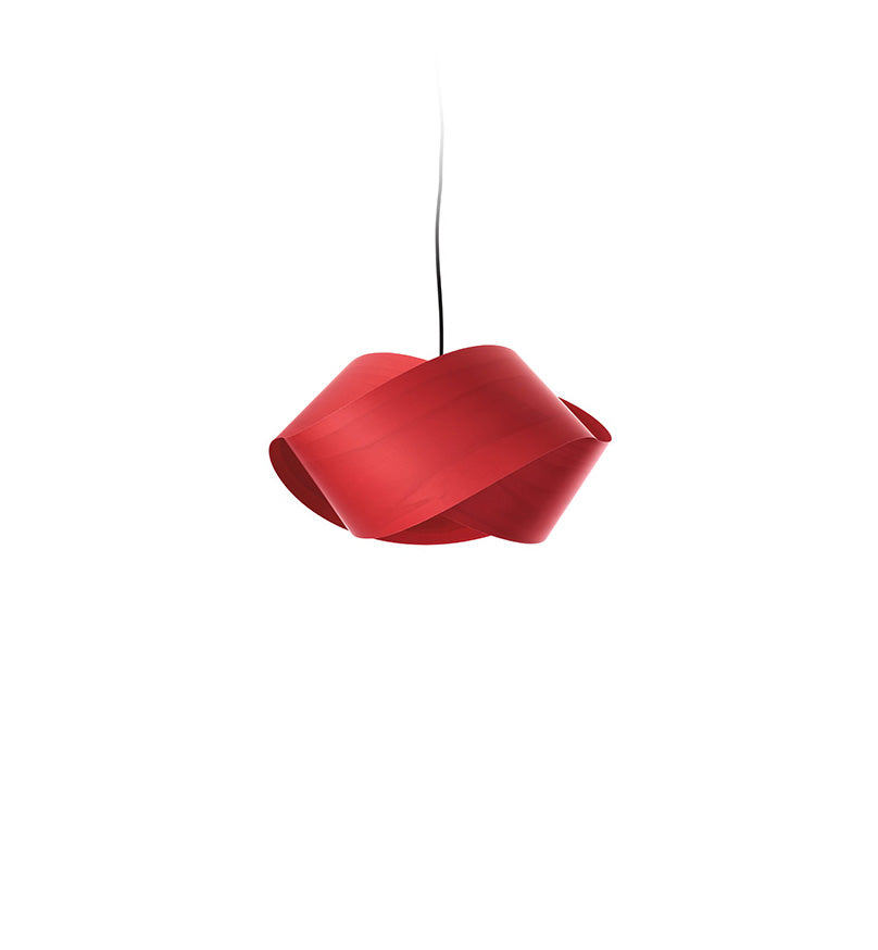LZF Nut Pendelleuchte – Furnier Rot