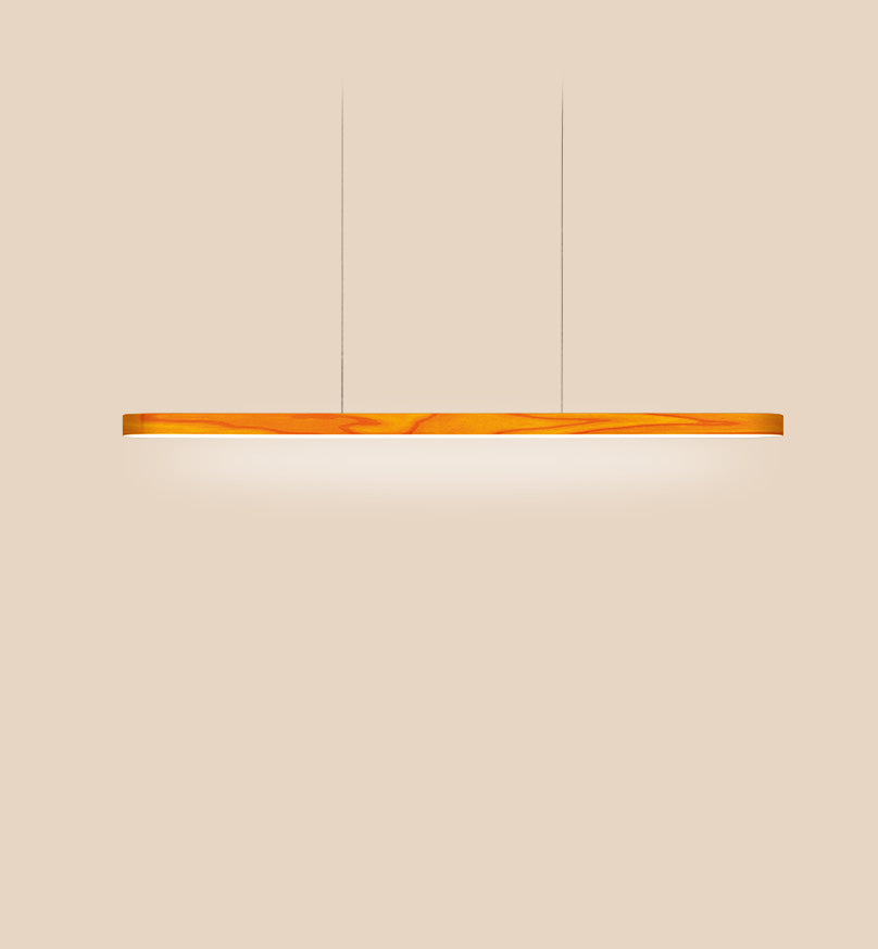 LZF I-Line Pendelleuchte – Furnier Gelb