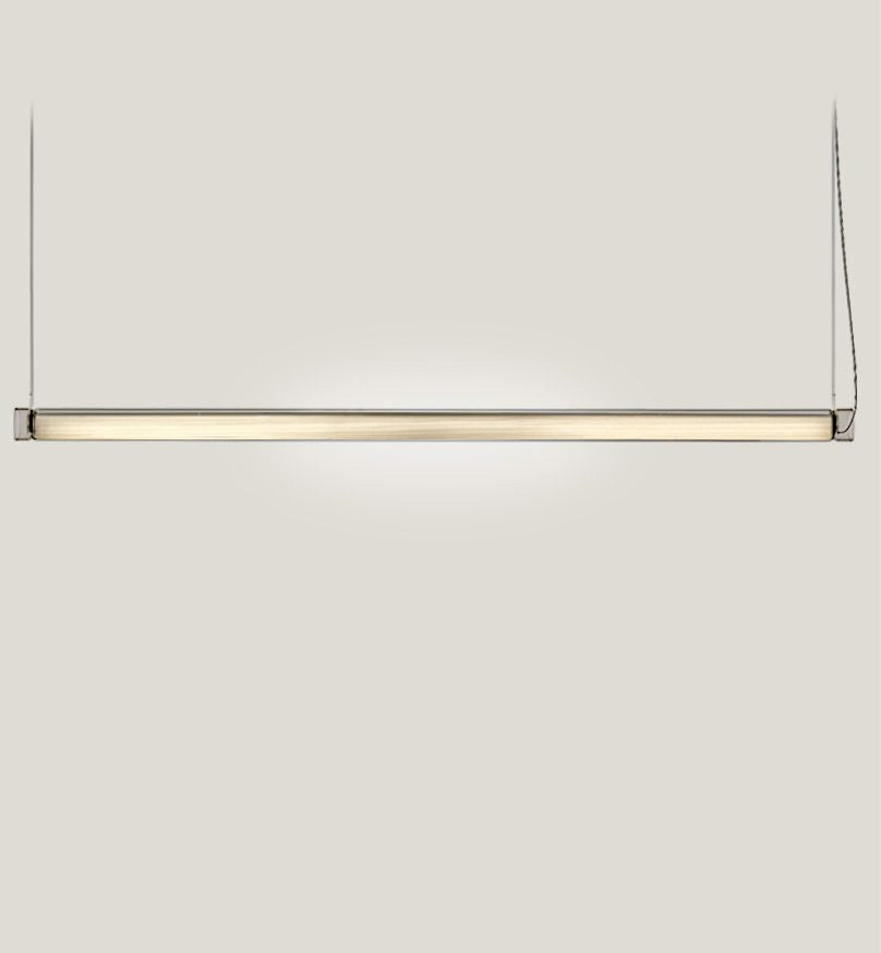 LZF Estela Horizontal Pendelleuchte – Furnier Elfenbeinweiß