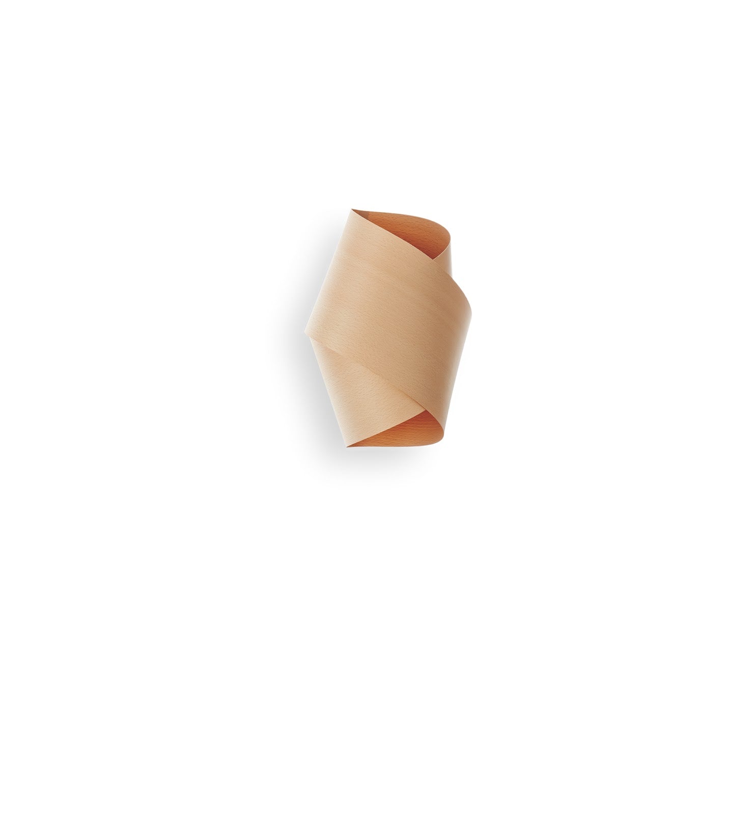 LZF Orbit Wandleuchte – Furnier Buche natur