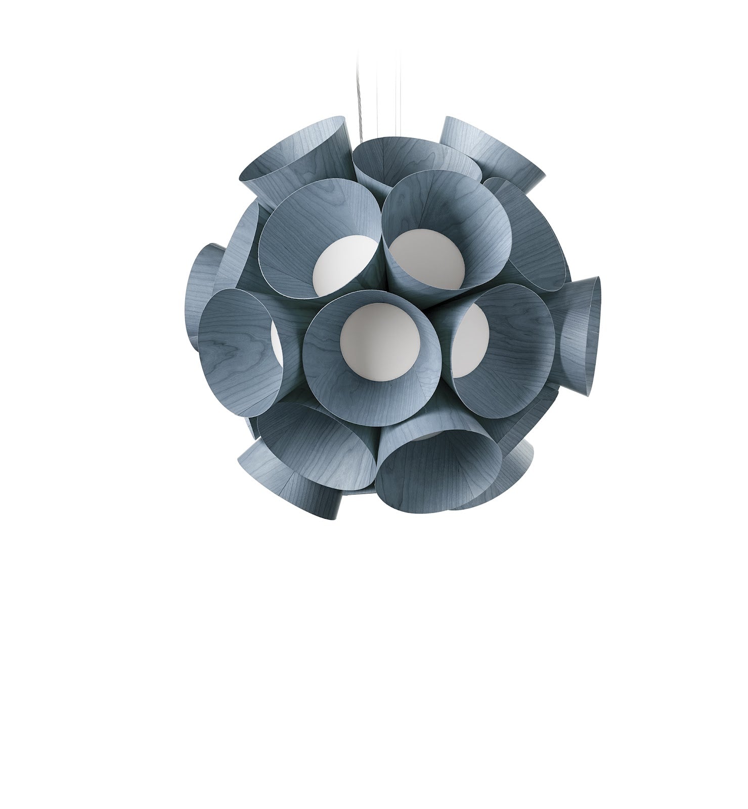 LZF Dandelion Pendelleuchte – Furnier Blau