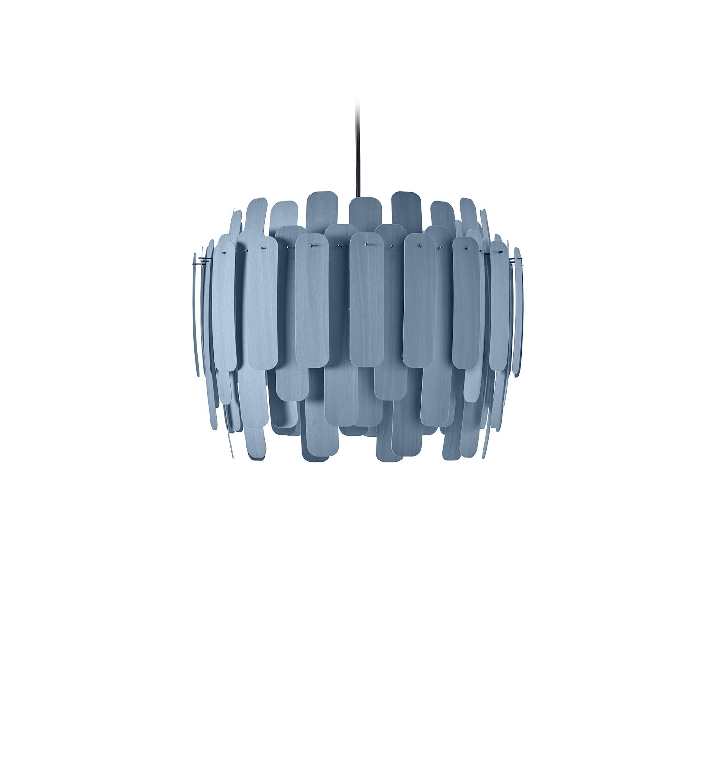 LZF Maruja Pendelleuchte – Furnier Blau