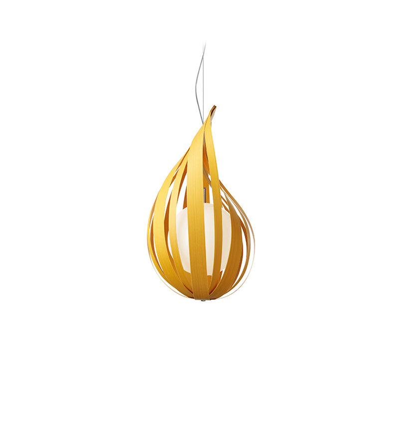 LZF Raindrop Pendelleuchte – Furnier Gelb