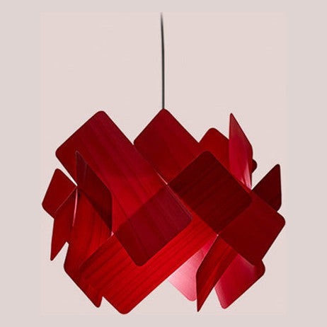 LZF Escape Pendelleuchte – Furnier Rot