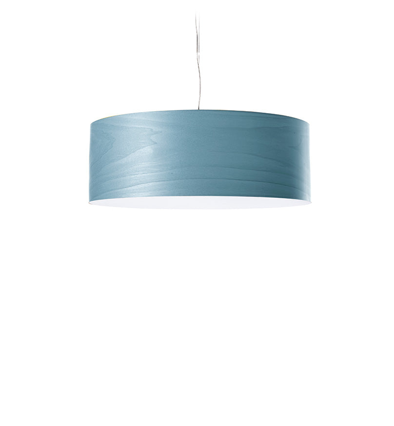 LZF Gea Pendelleuchte – Furnier Meeresblau