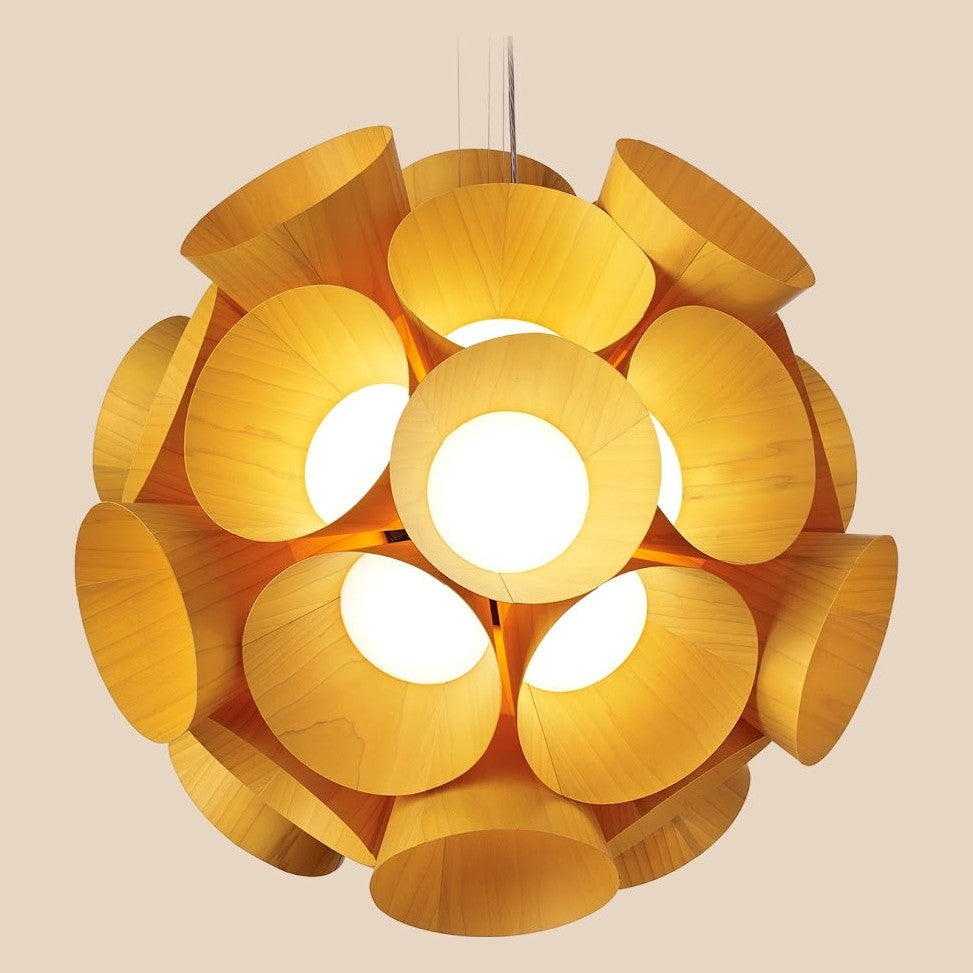 LZF Dandelion Pendelleuchte – Furnier Gelb
