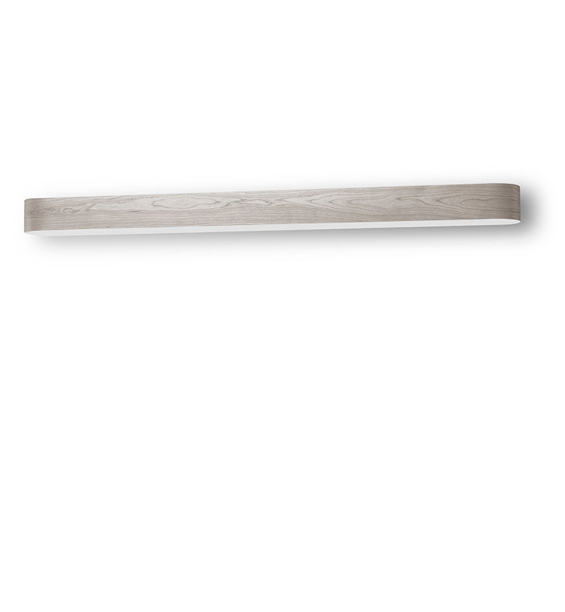 LZF I-Club Slim Wandleuchte – Furnier Grau