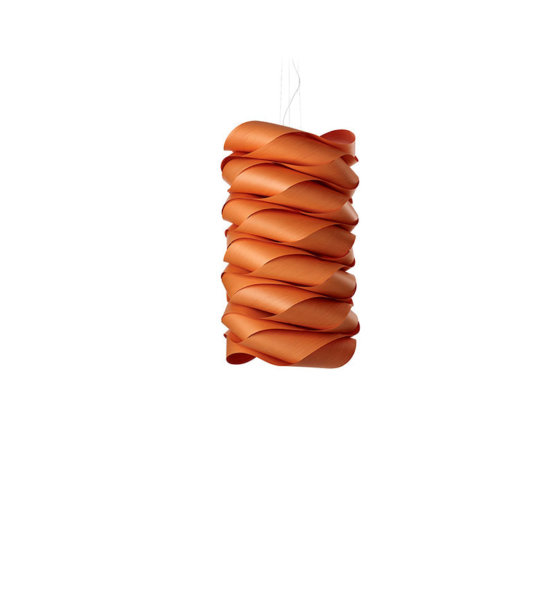 LZF Link Chain Pendelleuchte – Furnier Orange